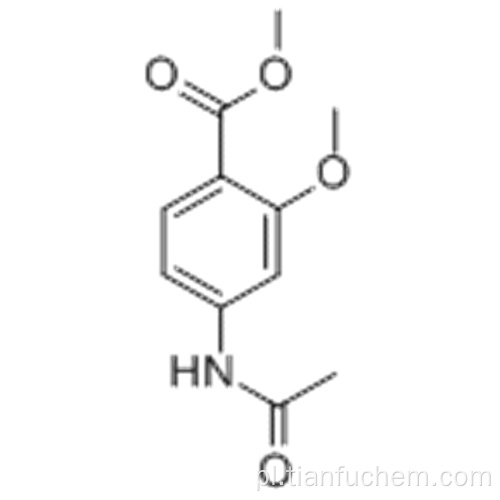 Kwas benzoesowy, 4- (acetyloamino) -2-metoksy-, ester metylowy CAS 4093-29-2